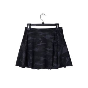 Athleta Womens Match Point Skort Black Camouflage XS Polyester & Spandex Blend